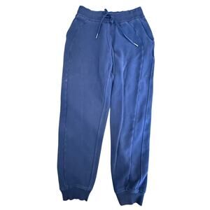 LULULEMON Navy Scuba Jogger Sweatpants Women size 4 athleisure